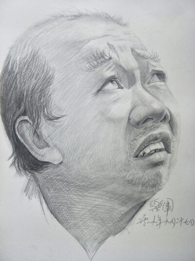 乐军素描人像