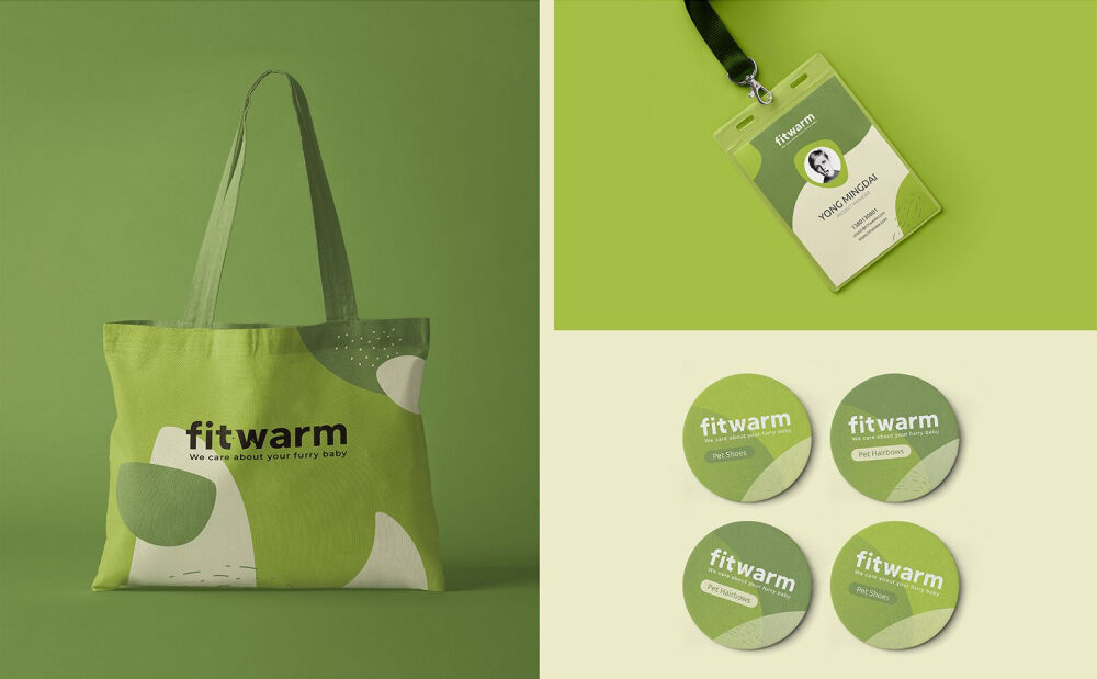 Fitwarm 宠物服饰品牌设计
-
Fitwarm从事宠物行业已经有10多年的时间。数年前创始人觉得市场上的宠物服装品牌无法满足消费者的要求，所以创立这了个品牌。Fitwarm这个名字是取自创始人自己所养的狗狗名字谐音。Fit和warm也充分地表达了对宠物服装穿着舒适度的注重。