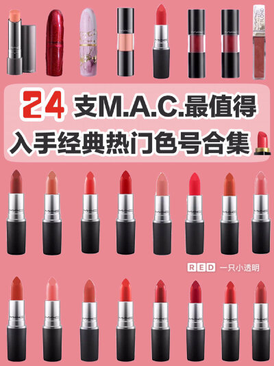 24只MAC热门色号 值得入手