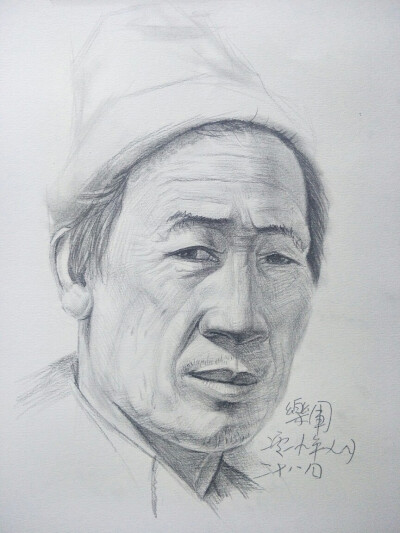 乐军素描人像