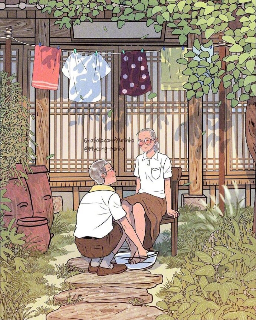 简笔头像小屋