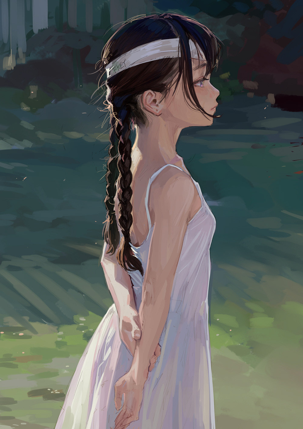 画师FKEY笔下的少女