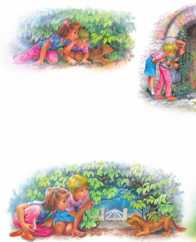 童书 故事书 《玛蒂娜》水彩 彩铅 复古 插画 儿童画 作者Marcel Marlier