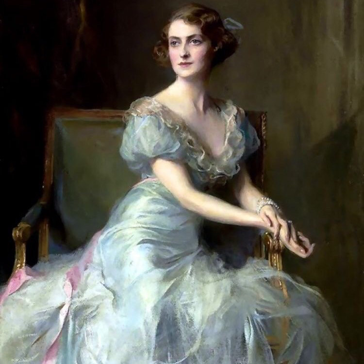 艺术|名画欣赏 在没有美颜相机的年代，绘画大师们是多么伟大的存在啊～
菲力普·德·拉斯洛 作品 