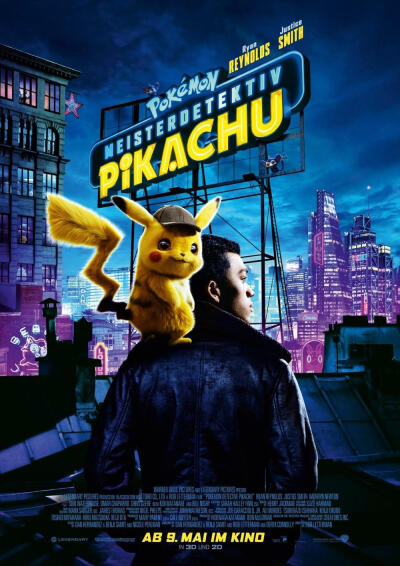 【2019-5-28】大侦探皮卡丘 (2019)
Pokémon Detective Pikachu