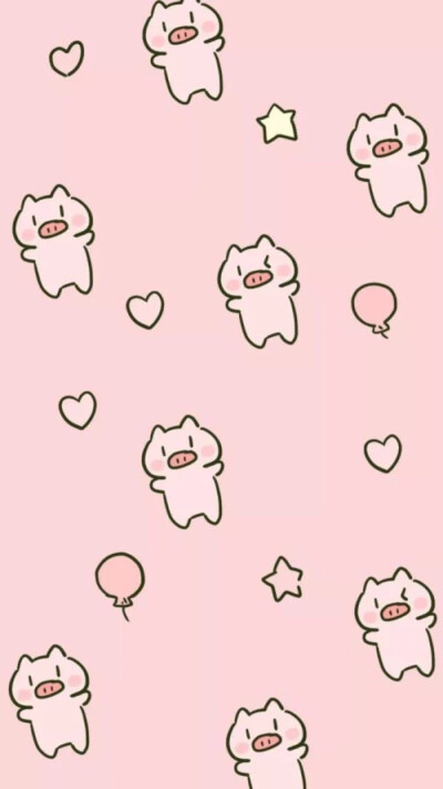 猪猪妹～～可爱爱的小猪猪壁纸