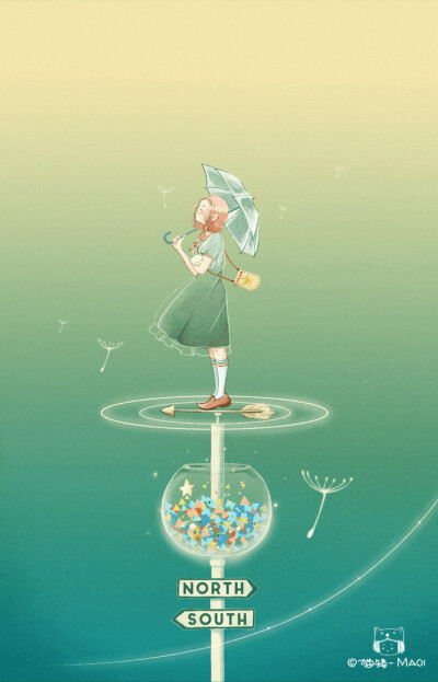 (˶˚ ᗨ ˚˶)好喜欢这个画风啊 原创猫矮