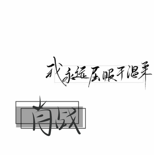 非原po
肖战/王一博手写图