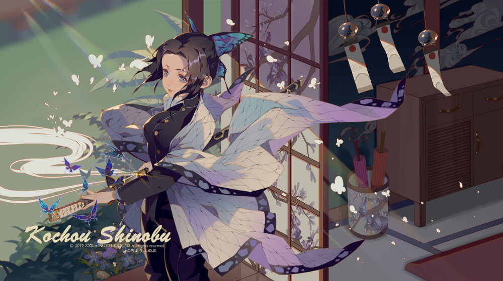 #鬼灭之刃# 蝴蝶小姐姐~ 画师：ZXllor