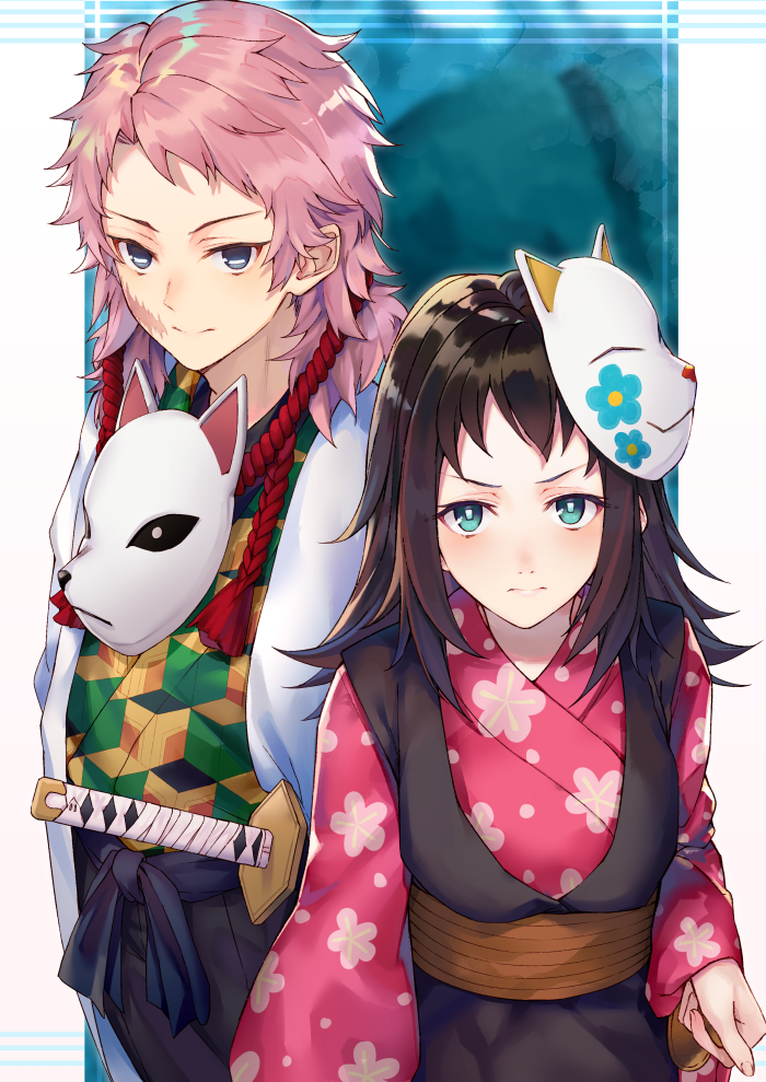 鬼灭之刃真菰锖兔绘师 Sinoe P Id 本作品id 堆糖 美图壁纸兴趣社区