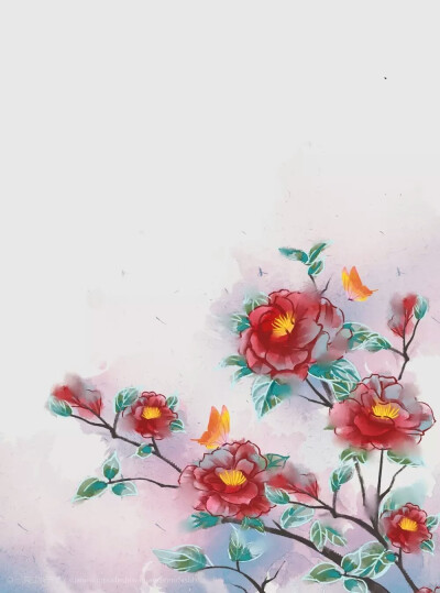 （水彩花卉）绘师：一只江城子丫