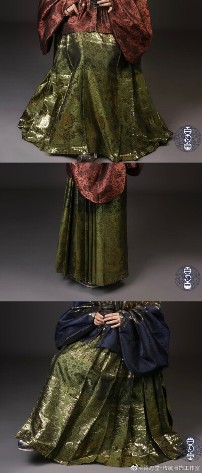 【百忍堂传统服饰工作室】瑞象连年马面裙