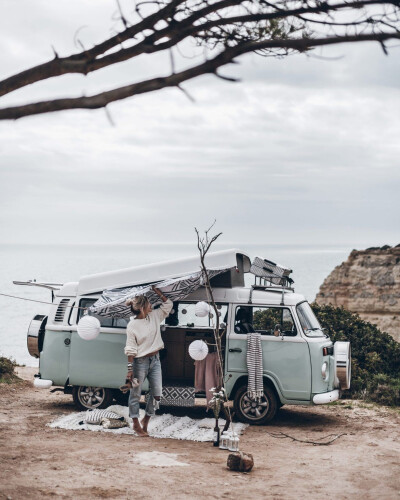 VW Bus 复古汽车 摄影 旅行 野营