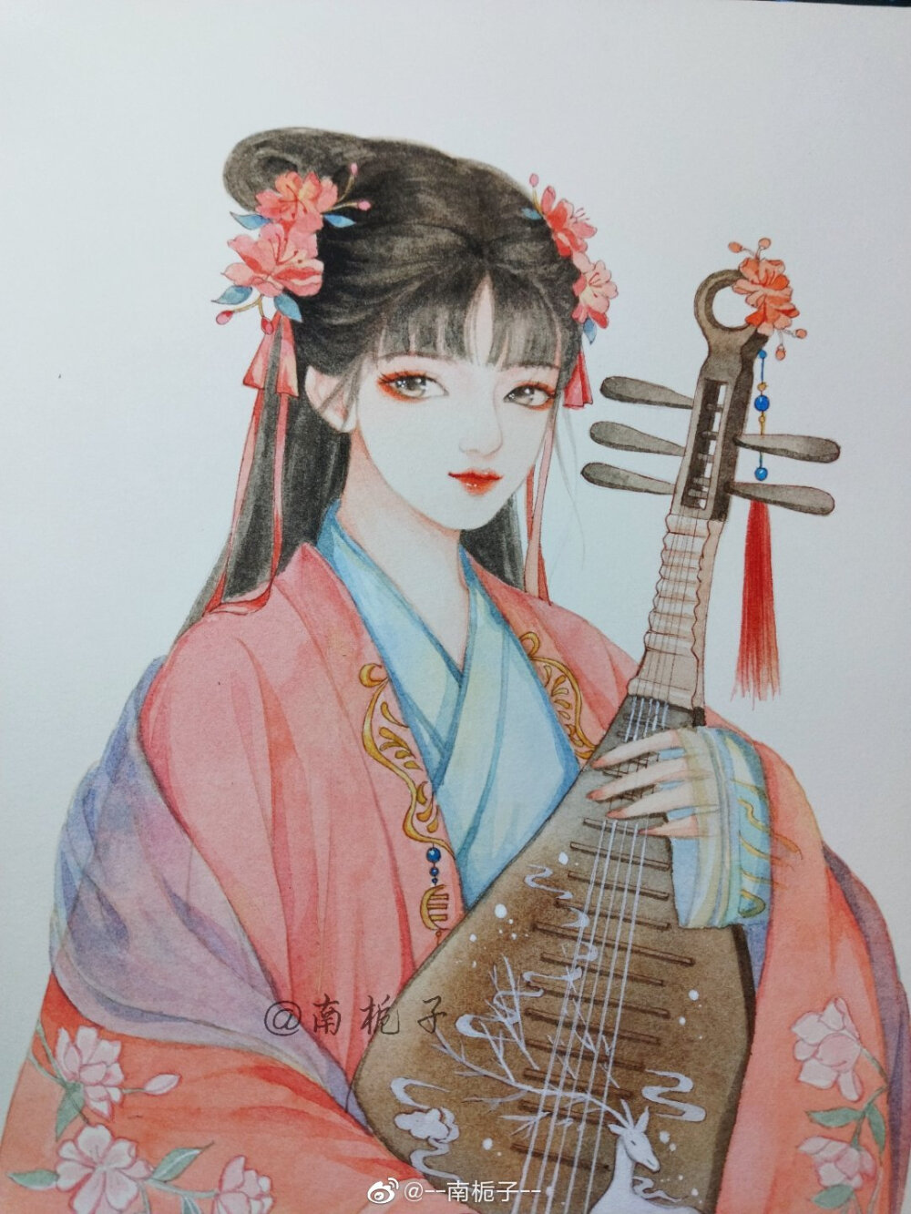 〔 古风手绘美人 〕 作者' --南栀子--