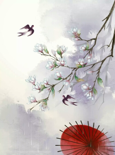 （古风素材）绘师：一只江城子丫