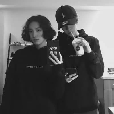 情侣头像 | 黑白霸气双人情头
