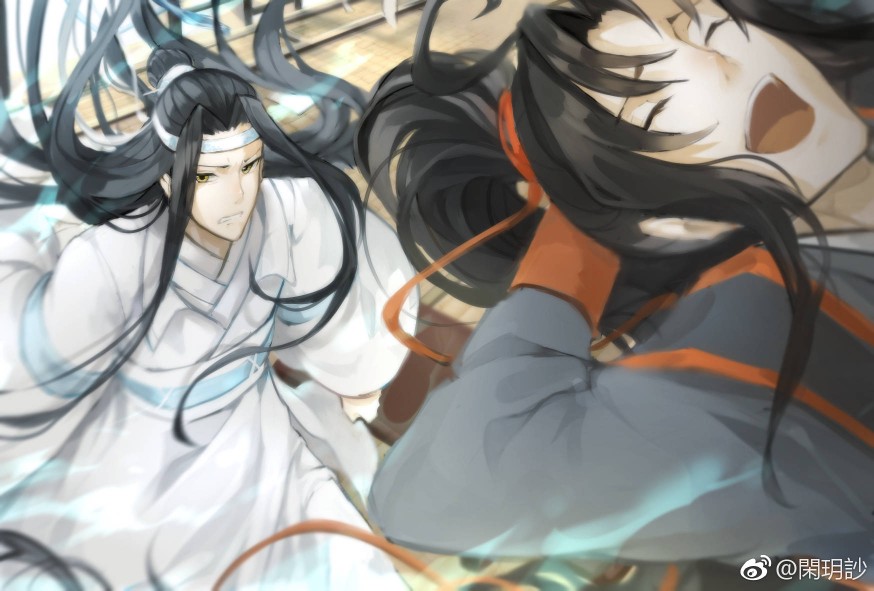 #魔道祖师 蓝忘机 魏无羡 忘羡
〔画师〕閑玥訬