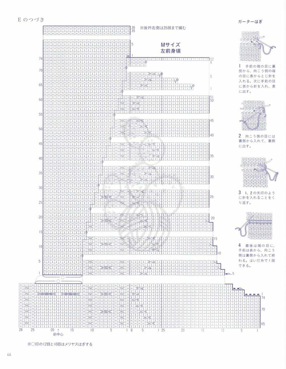 青果领毛衣图解