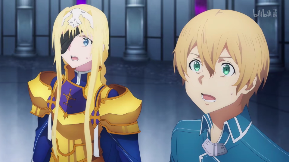 《刀剑神域 Alicization》
爱丽丝·辛赛西斯·萨蒂和优吉欧
第24.5集
#自截#
​