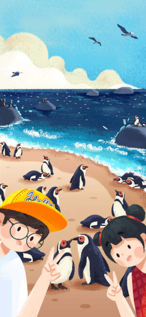 南非·开普敦『旅行串串』

什么！
南非有企鹅？
我以为老孟在骗我
没想到在这
还能发现企鹅窝点

“这QQ也太可爱了吧！”
走路歪歪扭扭的
还要跟别人打架呢
除了吃就是晒太阳
这日子
不要太幸福好吧

哦，对了
它们的叫声听起来像驴
这是什么诡异的设定啊！
和外形一定也不搭
