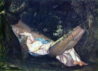 Gustave Courbet - The Hammock
库尔贝 - 吊床