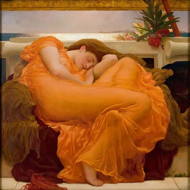 Lord Frederick Leighton - Flaming June
弗雷德里克·莱顿爵士 - 燃烧的六月