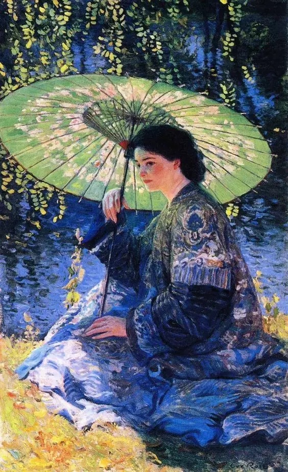 Pierre Auguste Renoir - The Green Parasol
雷诺阿 - 绿色阳伞