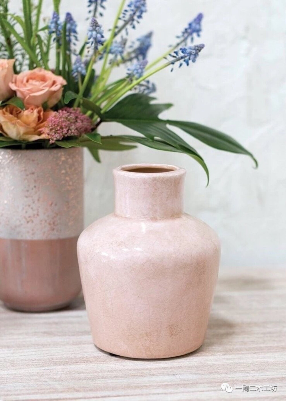 做个粉粉的小花瓶
种点绿绿的小多肉