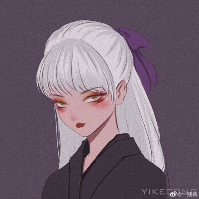 画师：一捆蒜。
女头像