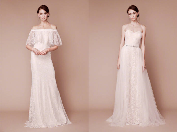 Tadashi Shoji Bridal Fall 2019 相较于其他大牌婚纱的价格, 她们家就变得亲民许多. ​