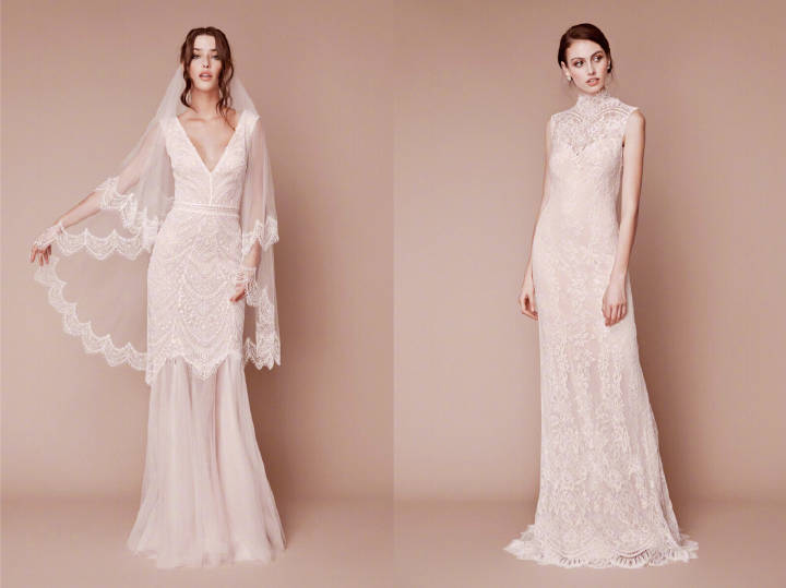 Tadashi Shoji Bridal Fall 2019 相较于其他大牌婚纱的价格, 她们家就变得亲民许多. ​