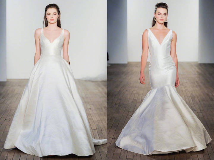 Lazaro Bridal Fall 2020. 浪漫婚纱季, 就是各种白纱礼服应接不暇. ​