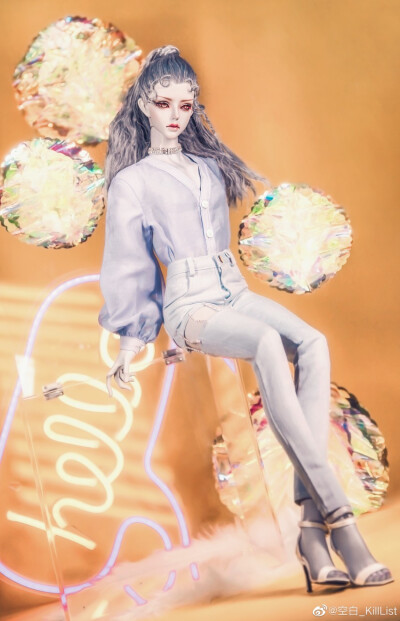 娃娃bjd bjd私养
图源微博:空白_Evangeline