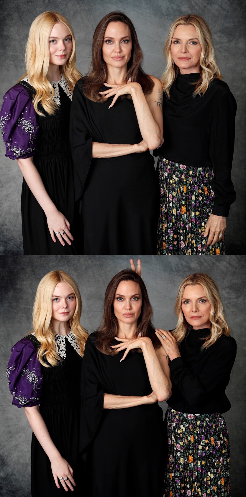 Elle Fanning
Angelina Jolie
Michelle Pfeiffer
promote "Maleficent: Mistress of Evil" in Beverly Hills - 29.09.2019
[weibo@-slyvieCX-]