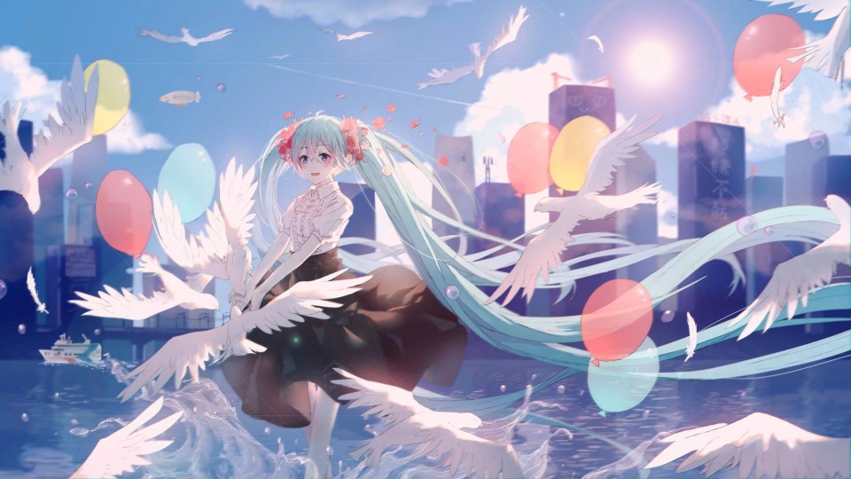 动漫双马尾#初音＊