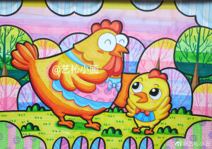 简笔画  儿童画    图片来源于网络