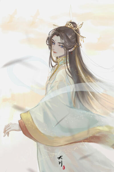 （天官赐福）绘师：犬川渡鸦