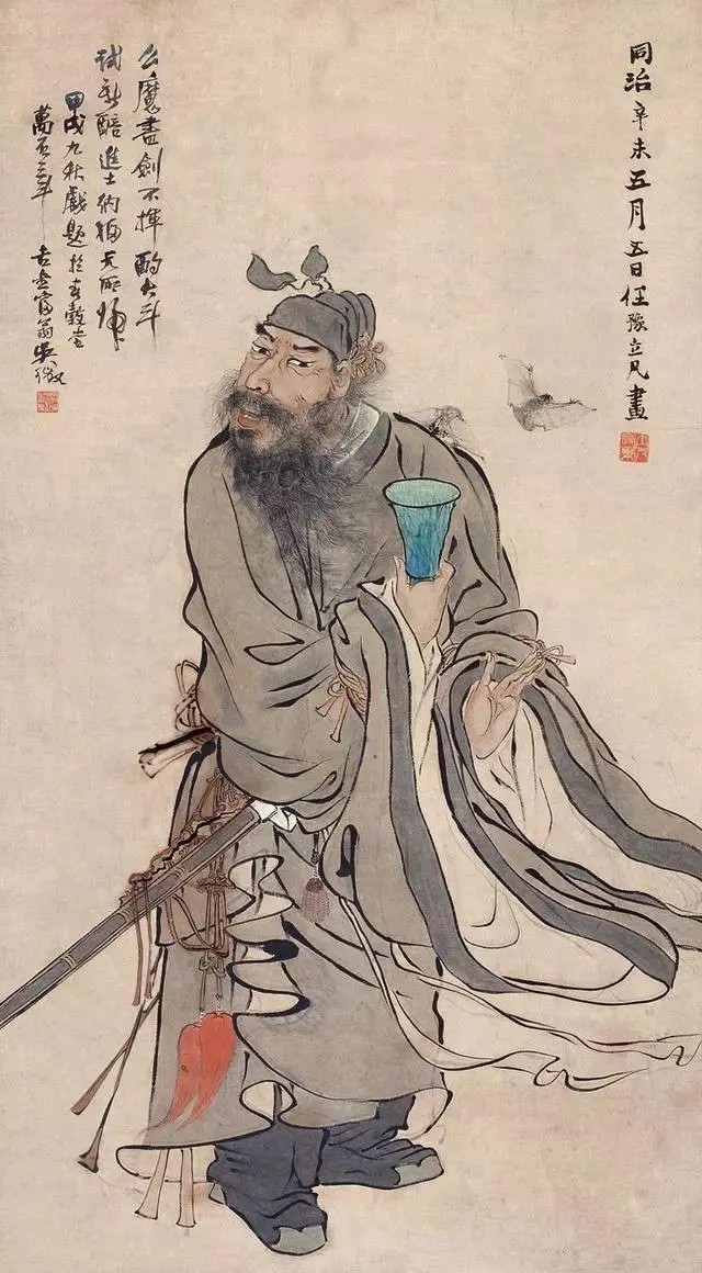 晚清著名海派画家，早期海派大师任熊之子任预作品欣赏
任预（1853年—1901年），一名豫，字立凡，浙江萧山人，任熊子。晚清海派六十家之一。擅画山水、人物、花鸟，无所不精。在任熊（1823—1857）、任预、任薰（1835—1893）及任颐（1840—1895）“四任”中，最为年轻。由于其父任熊逝世时他仅四岁，因此在画风上没有机会受到父亲的直接影响。