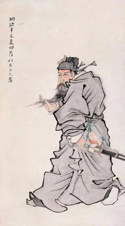 晚清著名海派画家，早期海派大师任熊之子任预作品欣赏
任预（1853年—1901年），一名豫，字立凡，浙江萧山人，任熊子。晚清海派六十家之一。擅画山水、人物、花鸟，无所不精。在任熊（1823—1857）、任预、任薰（18…