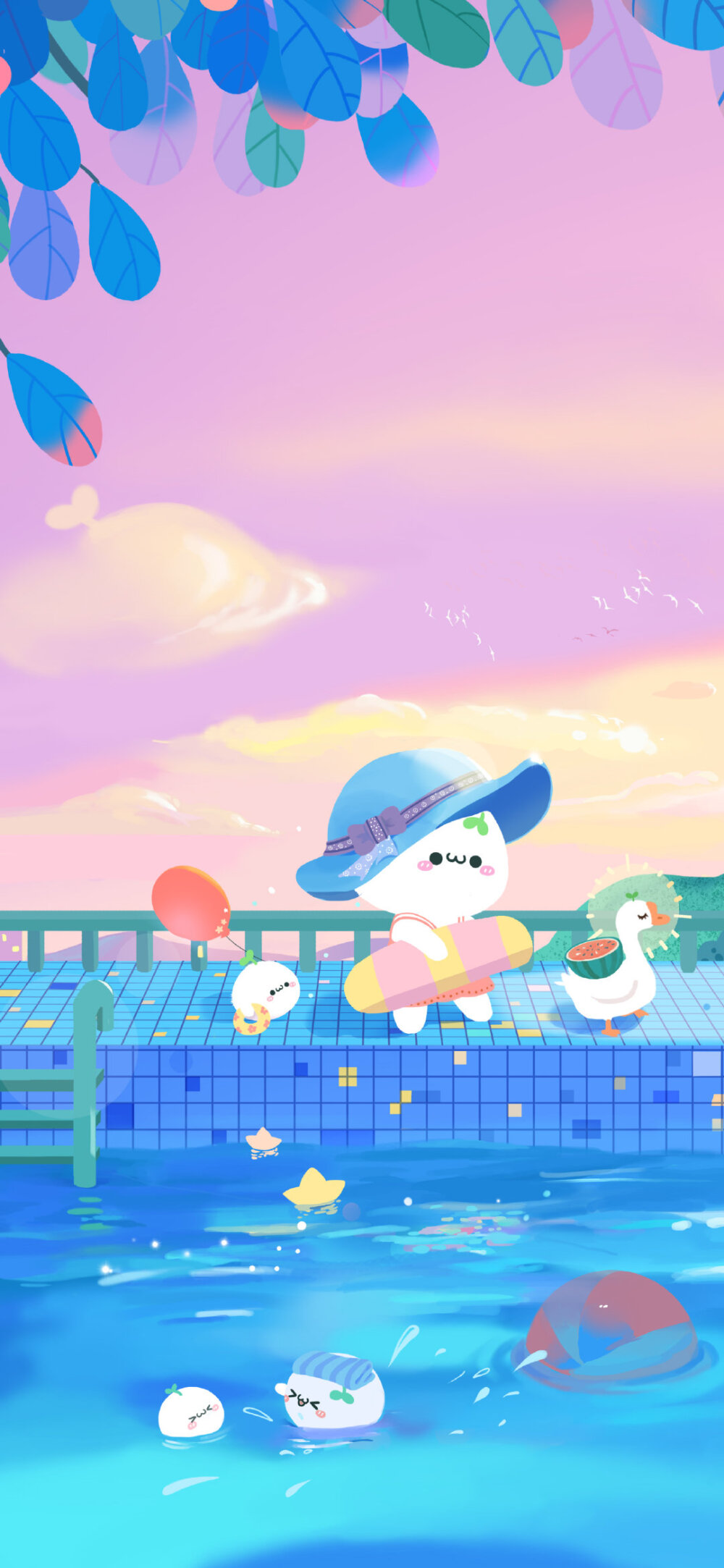 长草颜团子壁纸