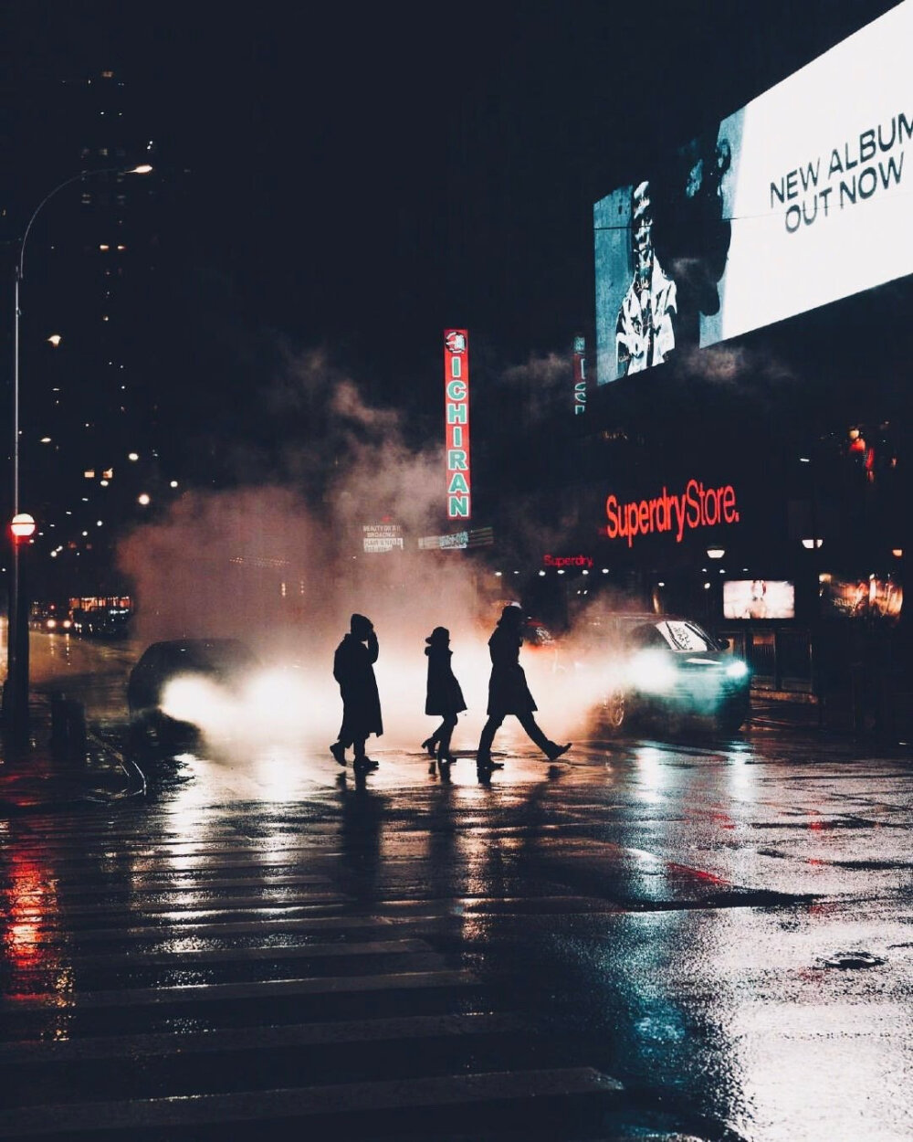 城市的雨夜