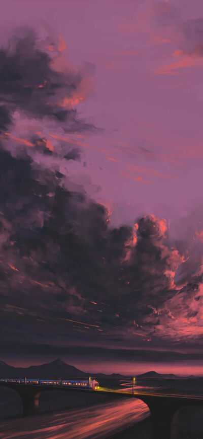 #壁纸# #背景# #聊天背景# #手绘# #插画# 我有兩顆糖 給你一顆吧 侵删 by 抱er