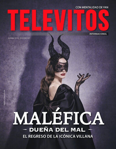 《Televitos》十月刊封面 Angelina Jolie 安吉丽娜·朱莉 “Maleficent 玛琳菲森”