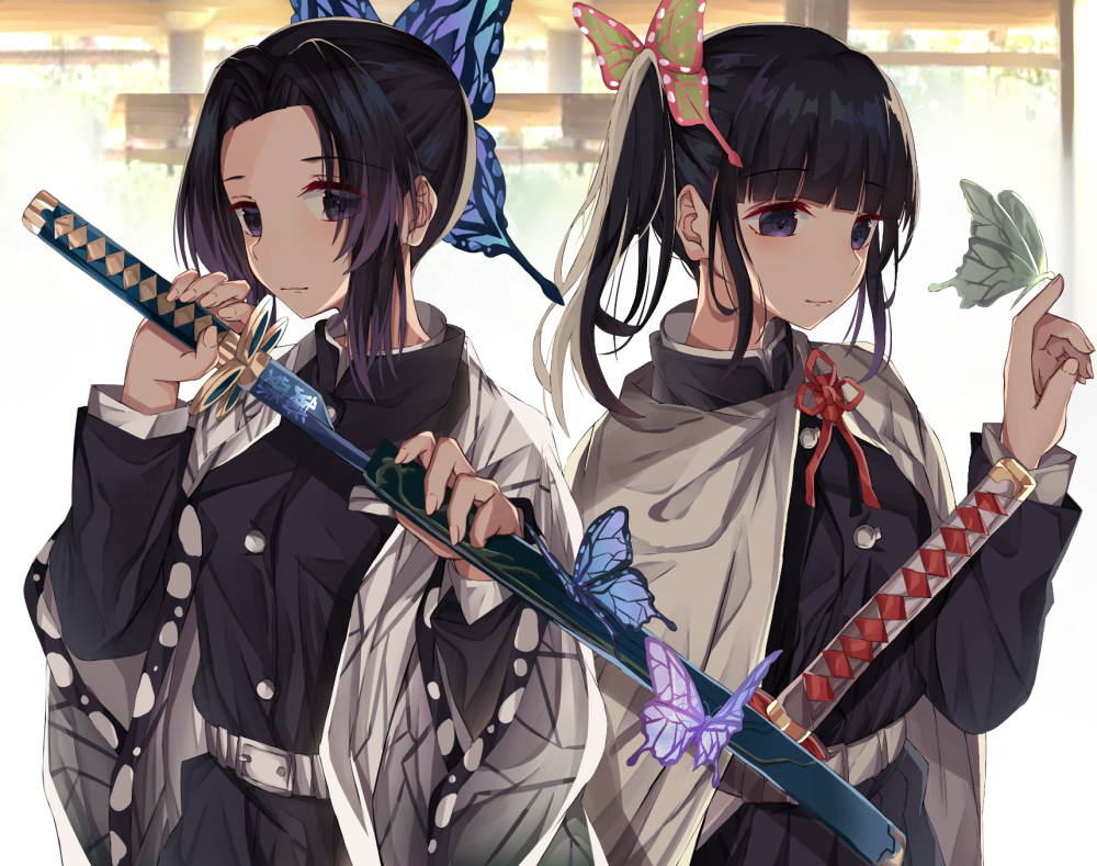 #鬼灭之刃# 蝴蝶忍 栗花落香奈乎 蝴蝶 … - 高清图片， …