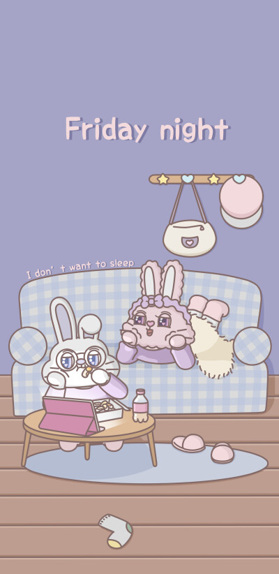 超可爱卡通壁纸 wb@萌咔便利店