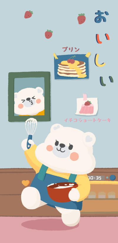 超可爱卡通壁纸 wb@萌咔便利店