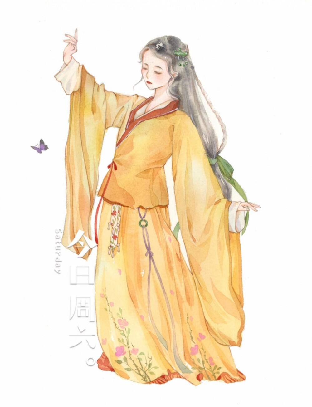 （古风美人）绘师：一只鸵鸟