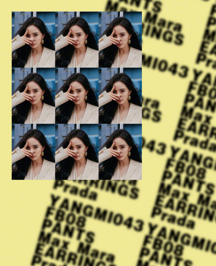 持靓行凶的大幂幂fashion大片释出，玩转不同潮流style❤