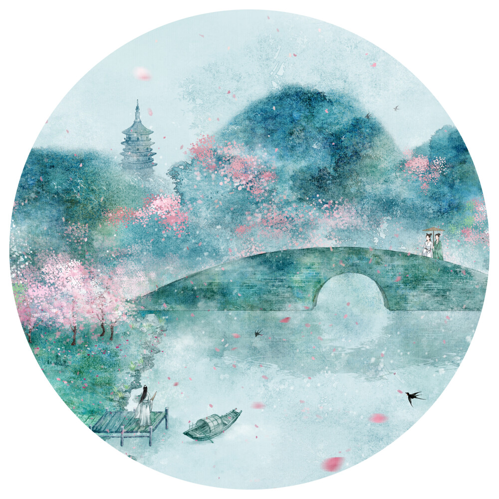 〔 莳花景 〕作者' 风一伊