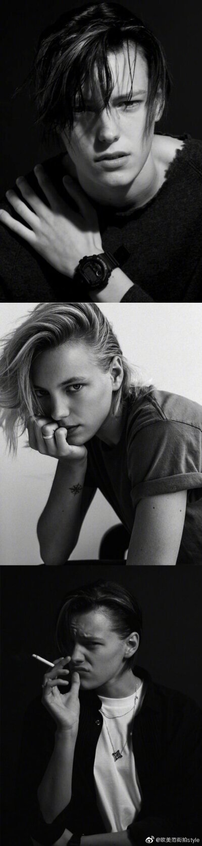 1990年出生的瑞典女模Erika Linder 真的好撩!!!!! 女人一旦帅起来真得没男人什么事!!!